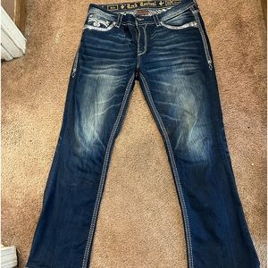 Rock Revival Bootcut Woman’s Jeans -Size 32 Waist